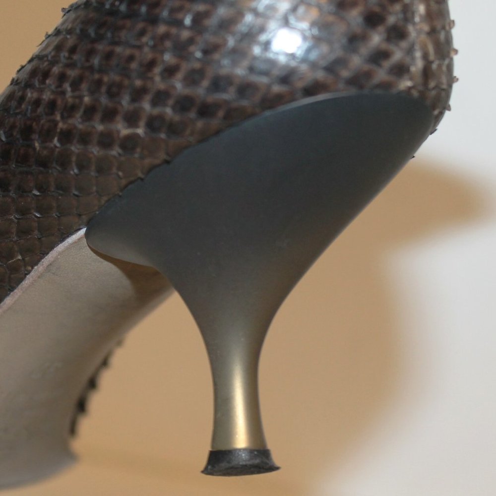 Alberto Gozzi Genuine Python Heels Shoes - Picture 10 of 15